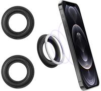 Magsafe 2 Pack Magnetic Wall Mount Cell Phone Holders For Iphone 14 Series/13 Series/12 Series For Bedroom,Kitchen,Bathroom,Car,Gym-Black