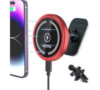 Magsafe Car Dashboard Mount For Iphone 16 15 14 13 12 Pro/Pro Max/Plus/Mini, Magsafe Phone Holder Quick Charge 15w Super Fashion Aluminum Case