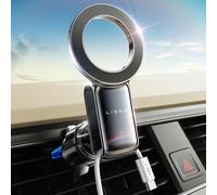Magsafe Car Phone Holder, Clip Upgrade 2024 [30 Super Strong Magnets] [Case Friendly] Magnetic Car Phone Holder For All For Iphone 15 14 13 Pro Max