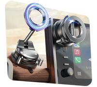 Magsafe Car Phone Holder [Military Stability Suction Cup (15.5kg)+Waterproof Reusable] Magnetic Car Phone Holder For Iphone 16 Pro Max, Galaxy S25 Ultra, Xiaomi 15, Huawei