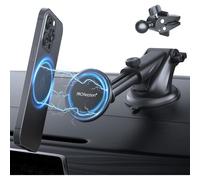 Magsafe Car Phone Holder, Suction Cup And Clip For Air Vent For Iphone 16 16 Plus 16 Pro 16 Pro Max 15 14 13 12 And For Dashboard & Air Vent