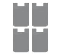 Màgsafe Lot de 4 porte-monnaie adhésifs pour téléphonie - Porte-téléphone - Porte-cartes en silicone - Stick sur portefeuille - Accessoires de téléphone portable - Pochette d'identité - Porte-cartes