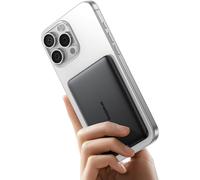 Magsafe Power Bank Ultra Slim Powerbank Magnétique Ultra Légère Pour Iphone 16/15/14,Mini Wireless 5000 Mah,Usb-C Pd 20 W,Batterie Externe Avec Écran Led,Noir