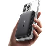 Magsafe Powerbank 10 000 Mah,Certifié Qi2,Recharge Sans Fil Ultra-Rapide 15 W,Recharge Par Câble Pd 22,5 W,Batterie Externe Portable Pour Iphone 16/15/14/13/12,Noir Étoilé