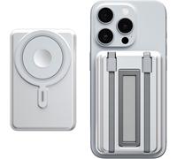 Magsafe Powerbank, Banque De Puissance Magsafe Pour Iphone 10,000mah Avec Câble Usb-C Intégré, 20w Pd Charge Rapide Sans Fil Magnétique Pack De Batteries Externes Pour Téléphone - Blanc[L4269]