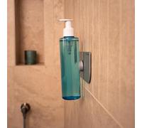 MagSpike Étagère de douche sans perçage - Set L - Argenté, réutilisable, hygiénique, peu encombrante et facile d'entretien - Avec effet lotus