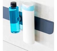 MagSpike Étagère de douche sans perçage - Set L - Bleu nuit - Réutilisable, hygiénique, peu encombrante et facile d'entretien - Avec effet lotus