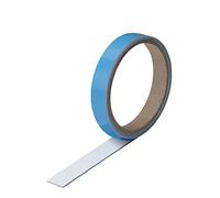 Magstick bande murale en tôle d’acier autocollante comme support pour aimants I 19 mm de large 1 mètre de long I bande magnétique I facilement découpable I pour aimants I mag243