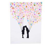 MAGT Arbre à Empreintes Digitales, Creative Canvas Arbre à Empreintes Digitales, Empreintes Canva Signature Personnelle des Invités au Mariage Pour Une Fête d'Anniversaire Mariage
