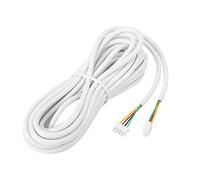 MAGT Cable Visiophone 4 Fils 25 m 0,3 mm², Câble En Cuivre De 4 Conducteurs Câble d'Interphone Vidéo Flexible Rond Pour Système De Visiophone Porte