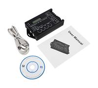 MAGT Contrôleur LED 20A Programmable, 1Set DC12/24V 20A Minuterie Programmable Numérique 5 Canaux Couleur Programmable Programmable LED Contrôleur de Temps avec CD Câble USB