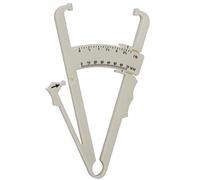 MAGT Ensemble d'étriers de Graisse corporelle, 6PCS Testeur d'étriers de Graisse corporelle Fitness Skin Fold Mesure précise Kit d'outils de Mesure(白色)
