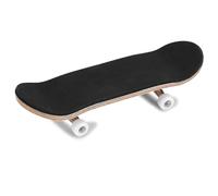 MAGT Finger Skateboard, Skate à Doigts en Alliage en Bois d'Érable Réduire la Pression Mini Finger Skate avec Boîte pour Adultes et Enfants (Blanc)