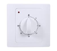 MAGT Interrupteur Minuterie Mecanique, AC 220V 10A 30 Minutes Prise Minuteur de Compte à Rebours Numérique Interrupteur de Commande de Temporisé