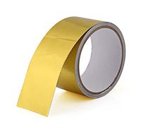 MAGT Ruban Isolant Thermique, Bande Thermique Echappement Étanche Auto Adhésif Réfléchissant à La Chaleur En Feuille d'Aluminium de Voiture 5 m x 5 cm