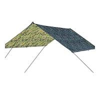 MAGT Tente Tarp, Bâche Camping Extérieure Ultra Léger et Portable Voile d'Ombrage Auvent de Soleil Protection UV Étanche pour Extérieur Camping et Randonnée (39.4X 57.1inch)