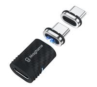 Magtame Adaptateur magnétique en Fibre de Plastic USB C 24Pin 240W (1Pack avec 2 Pointes), Extenseur Droit Type-C, Charge Rapide 40Gbps et vidéo 4K