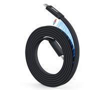 Magtame Câble magnétique USB C vers USB-C 20 Gbps 8 K 5 FT/1,5 m - Câble tressé de type C 140 W - USB 3.2 - Charge rapide et transfert de données pour ordinateur portable, moniteur, iPhone 17/16