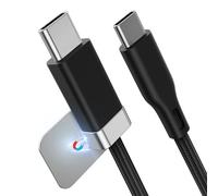Magtame Câble USB C vers USB C de 3,3 FT/1 m avec support de câble magnétique, Staycable 60 W Charge rapide et données de type C, câble de chargeur Braid et Easy Snap on pour ordinateur portable