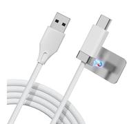 Magtame Staycable Câble USB vers USBC avec support magnétique, câbles de charge USB-A vers type C, charge rapide et câble de synchronisation de données sans enchevêtrement, compatible avec iPhone 15