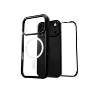 Coque Intégrale pour iPhone 17 Pro MagTitan MagSafe avec Protection d'Ecran 9H Noir transparent