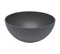 Magu Natur-Design Bol anthracite Ø 26 cm en polymère fabriqué à partir de matériaux naturels Saladier Bol à fruits