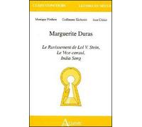 Maguerite Duras : Le ravissement de lol v. Stein, le vice-consul, india song Le ravissement de Lol V. Stein, Le Vice-consul, India Song - CLEDER/KICHEMIN/PINTHON - Atlande Eds - broché - Etude