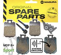 Magura Plaquettes de Frein Mdp 8+ Vert Sport Avec Vibrations Amortisseur