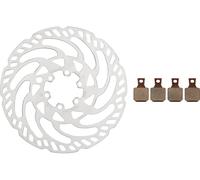 Magura Set Disque de Frein MDR-C et Plaquettes 6 trous 160 mm gris 160 mm