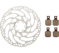 Magura Set Disque de Frein MDR-C et Plaquettes 6 trous 180 mm gris 180 mm