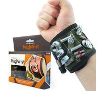 MagWrist Bracelet magnétique pour vis, clous, forets, idéal pour menuiserie, bricolage, électricien, mécanicien