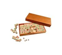 Mah-jong en bois avec chiffres arabes
