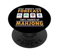 Mah Jong Prévisions 100% Chance De Mahjong PopSockets PopGrip Adhésif