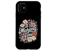 Mah Jongg Tile Set Lover It's Mahjong Time Chinois Game Fan Coque pour iPhone 11