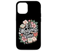 Mah Jongg Tile Set Lover It's Mahjong Time Chinois Game Fan Coque pour iPhone 12/12 Pro