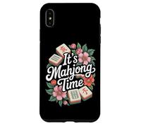 Mah Jongg Tile Set Lover It's Mahjong Time Chinois Game Fan Coque pour iPhone XS Max