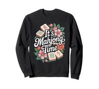 Mah Jongg Tile Set Lover It's Mahjong Time Chinois Game Fan Sweatshirt