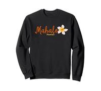 Mahalo Frangipani Hawaii Sweatshirt