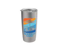 Mahalo Hawaii Beach Lounge Gobelet isotherme en acier inoxydable double paroi