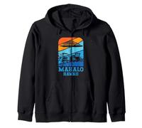Mahalo Hawaii Beach Lounge Sweat à Capuche