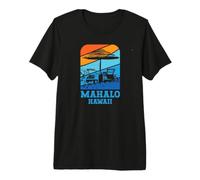 Mahalo Hawaii Beach Lounge T-Shirt Haut de Gamme