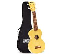 Mahalo Kahiko Ukulélé Soprano avec Housse Crème Satin
