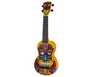 Mahalo Mahalo Art - Tiki Soprano Ukulele