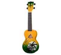 Mahalo Mahalo Hawaii Green Ukulele