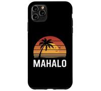 Mahalo Means Thank You Hawaiian Hawaii Family Gratitude Coque pour iPhone 11 Pro Max