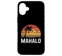 Mahalo Means Thank You Hawaiian Hawaii Family Gratitude Coque pour iPhone 16 Plus