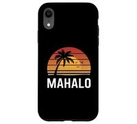 Mahalo Means Thank You Hawaiian Hawaii Family Gratitude Coque pour iPhone XR