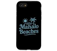 Mahalo Plages Funny Hawaiian Palm Tree Surf Soleil Vacances Coque pour iPhone SE (2020) / 7/8