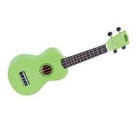 Mahalo Ukulélé Rainbow Soprano avec housse Vert brillant