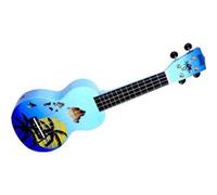 Mahalo Soprano Finition Îles Hawaï Bleu Brillant Soprano G